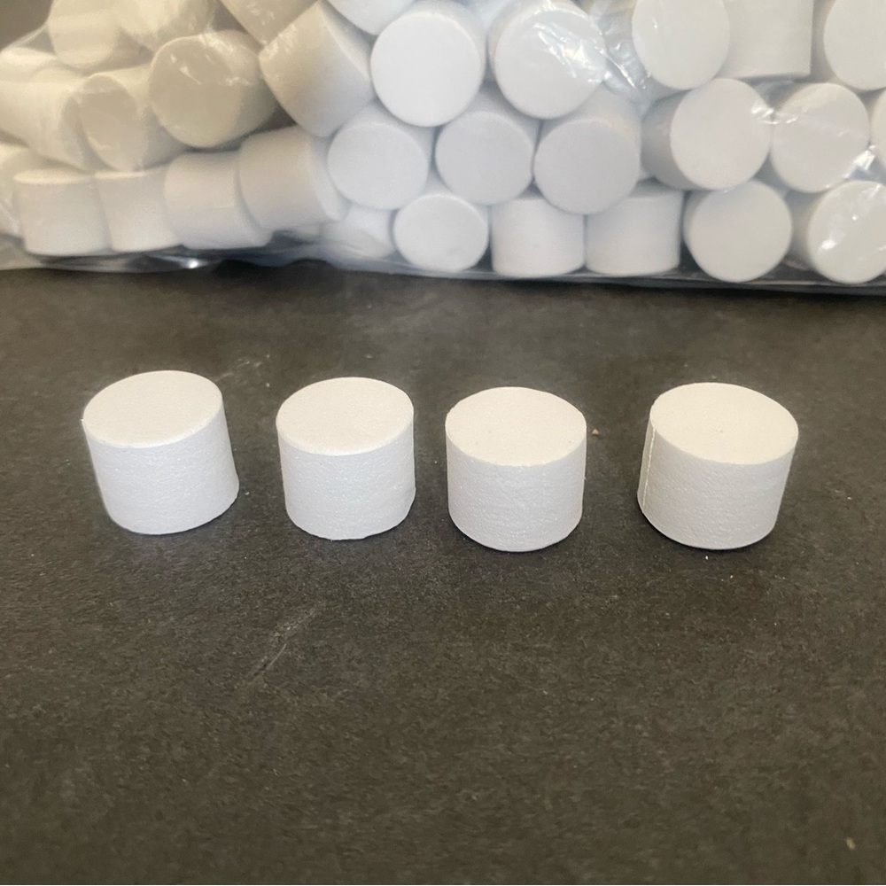 Darice Foamies Craft Foam Shapes Fake Faux Marshmallows smaller size lot of 190 - Picture 3 of 6